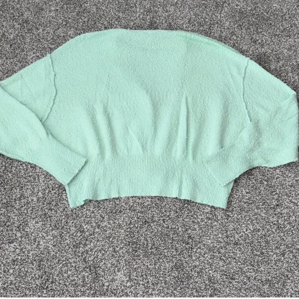 Free People Found My Friend Cardigan Ocean Lilly Cotton Blend women’s Medium
